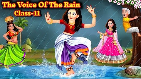 the voice of the rain class 11 in hindi / the voice of the rain animated video/ Cartoon Video/