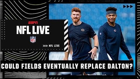 Marcus Spears predicts Justin Fields will eventually take over for Andy Dalton | NFL Live