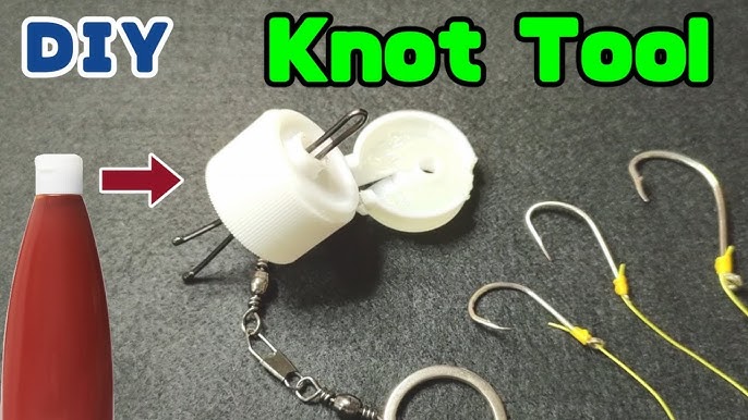 Fishing Knot: How to make a great fishing line Knot tool. Easy to make with  Plastic Bottle. 
