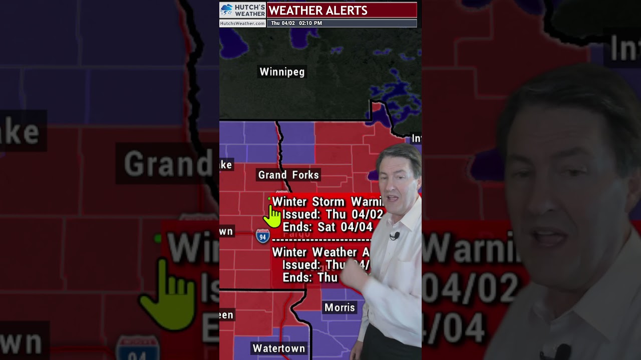 Dangerous Late Week and Weekend Winter Storm Rolling In Upper Midwest #weatheralert #snow #warning