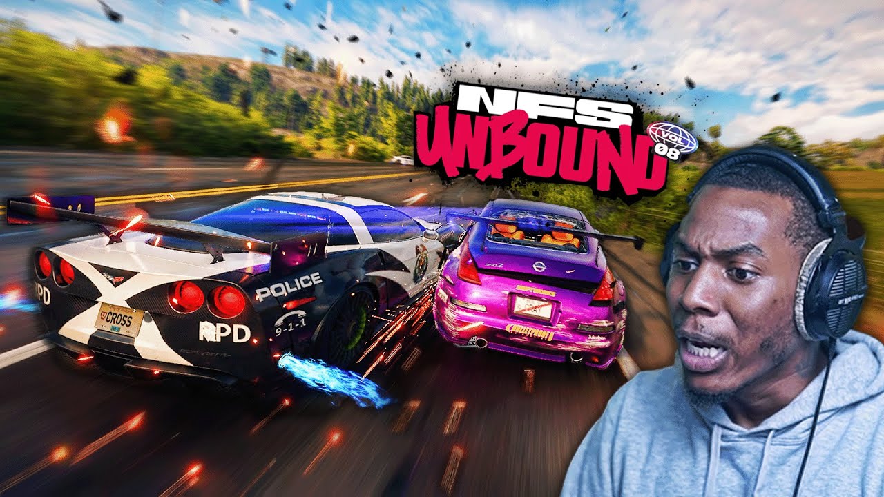 Cross's Corvette had me SWEATING in NFS UNBOUND...