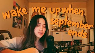 wake me up when september ends - green day (cover)