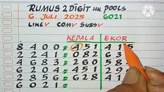 PREDIKSI HK POOLS HARI INI 6 JULI 2025 | BOCORAN HONGKONG MALAM INI | RUMUS KEPALA EKOR JITU