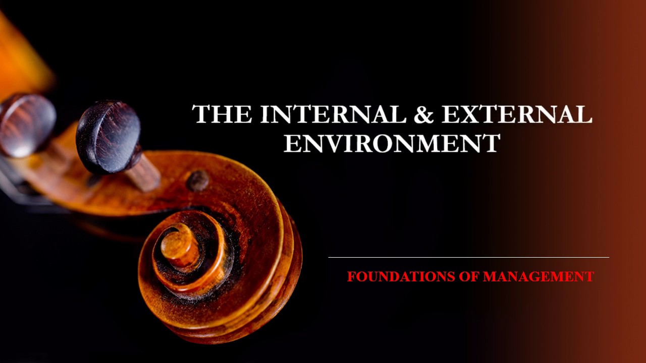 external environment คือ  Update New  THE INTERNAL \u0026 EXTERNAL ENVIRONMENT, 2017