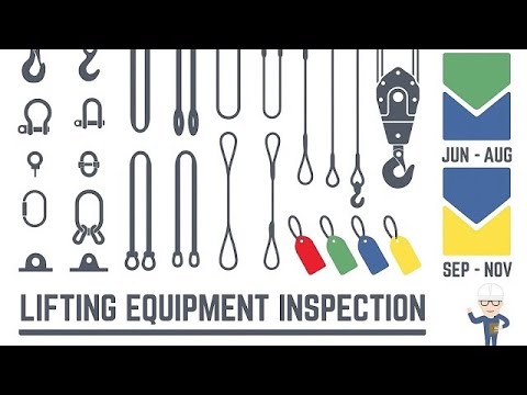 Lifting Equipment Inspection | Safety Tag Color Code Guide - YouTube
