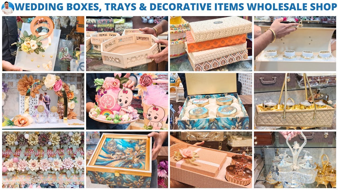 Wholesale & Retail Wedding Trays & Gifting Boxes Market in Kolkata | Stylish Wedding Items 2025