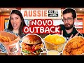 PROVAMOS o NOVO RESTAURANTE do OUTBACK | DELIVERY do CARDÁPIO INTEIRO! Aussie Grill