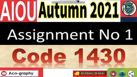 AIOU Code 1430 Solved Asignment No.1 Autumn 2021 || Business Statistics || Level: Bachelor/BA