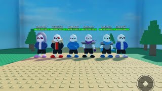 SHOWCASING ALL 0-500 LOVE CHARACTERS IN SANS MINI BATTLES!!!