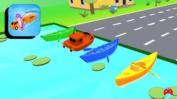 Shape-shifting Car 🚗 - All Levels Walkthrough Android/iOS Gameplay ABC..