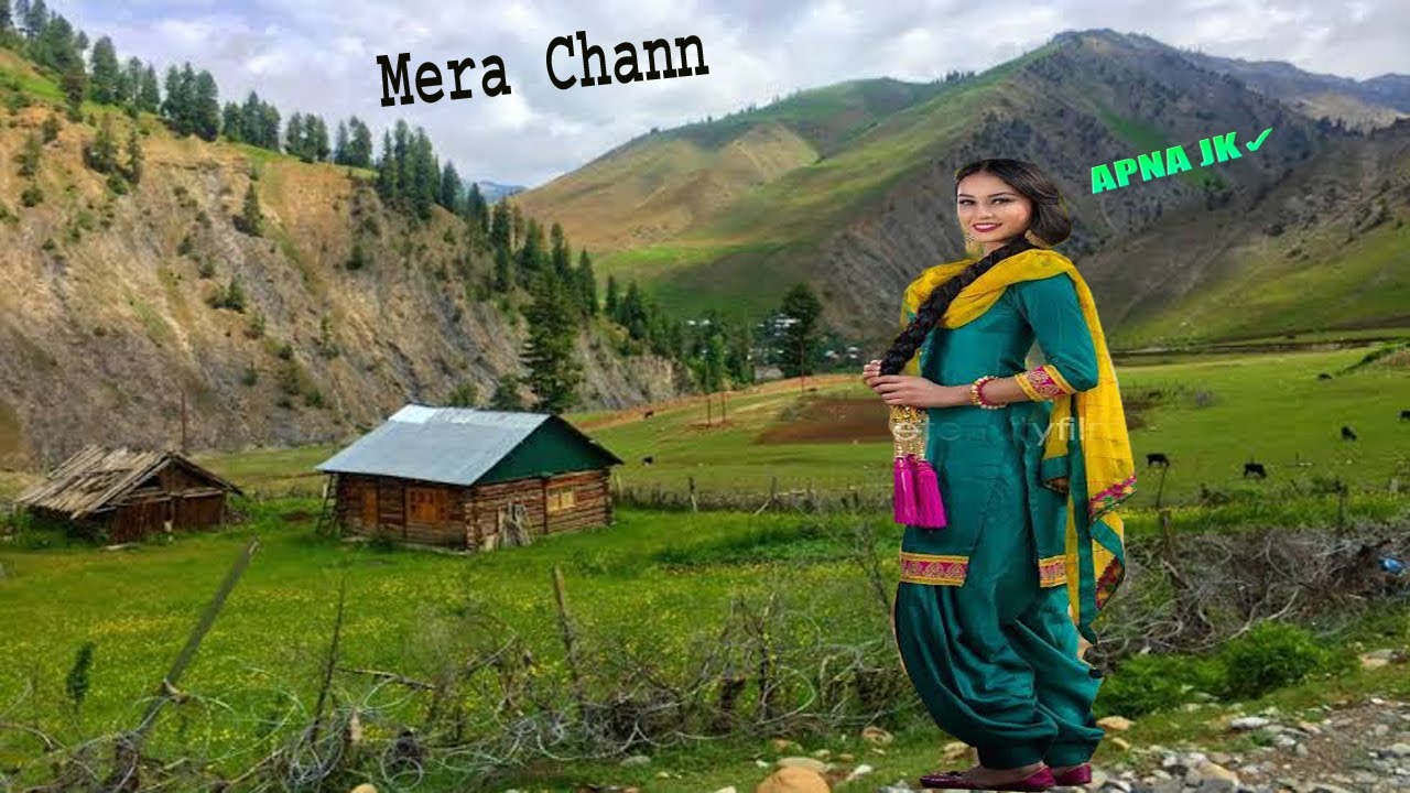TOP PAHARI SONG🍎MERA CHANN🍎WITH HD VIDEO KASHMIR PAHARI GEET PAHARI ...
