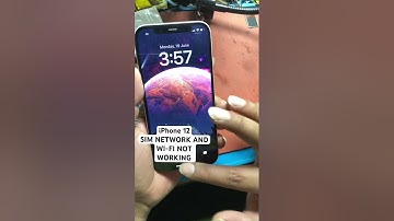 iPhone 12 Sim NETWORK AND WI-FI NOT WORKING #iphone12 #iphone #youtubeshorts #shorts #wifi