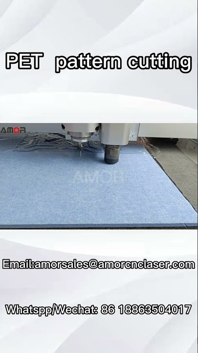 #Oscillating Knife Cutting Machine#Sound absorbing panel cutting|PET pattern cutting