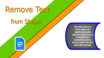 How to Remove Text from a Shape with Google Docs