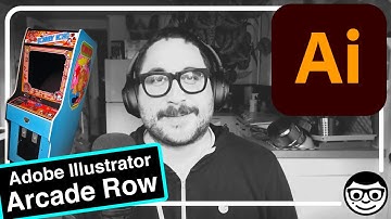 Jacob Ashley- Creating a Nintendo arcade game row on Adobe Illustrator 2020