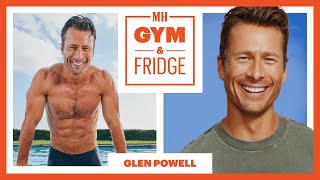 Glen Powell Shows Off His Gym & Fridge | Gym & Fridge | Men