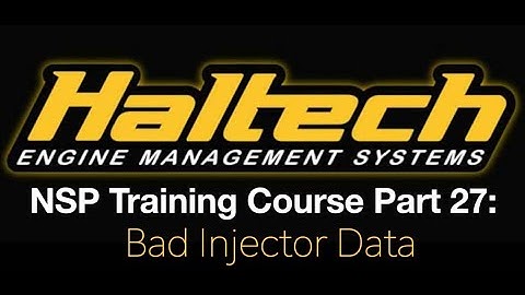 Haltech Elite NSP Training Course Part 27: Bad Injector Data | Evans Performance Academy