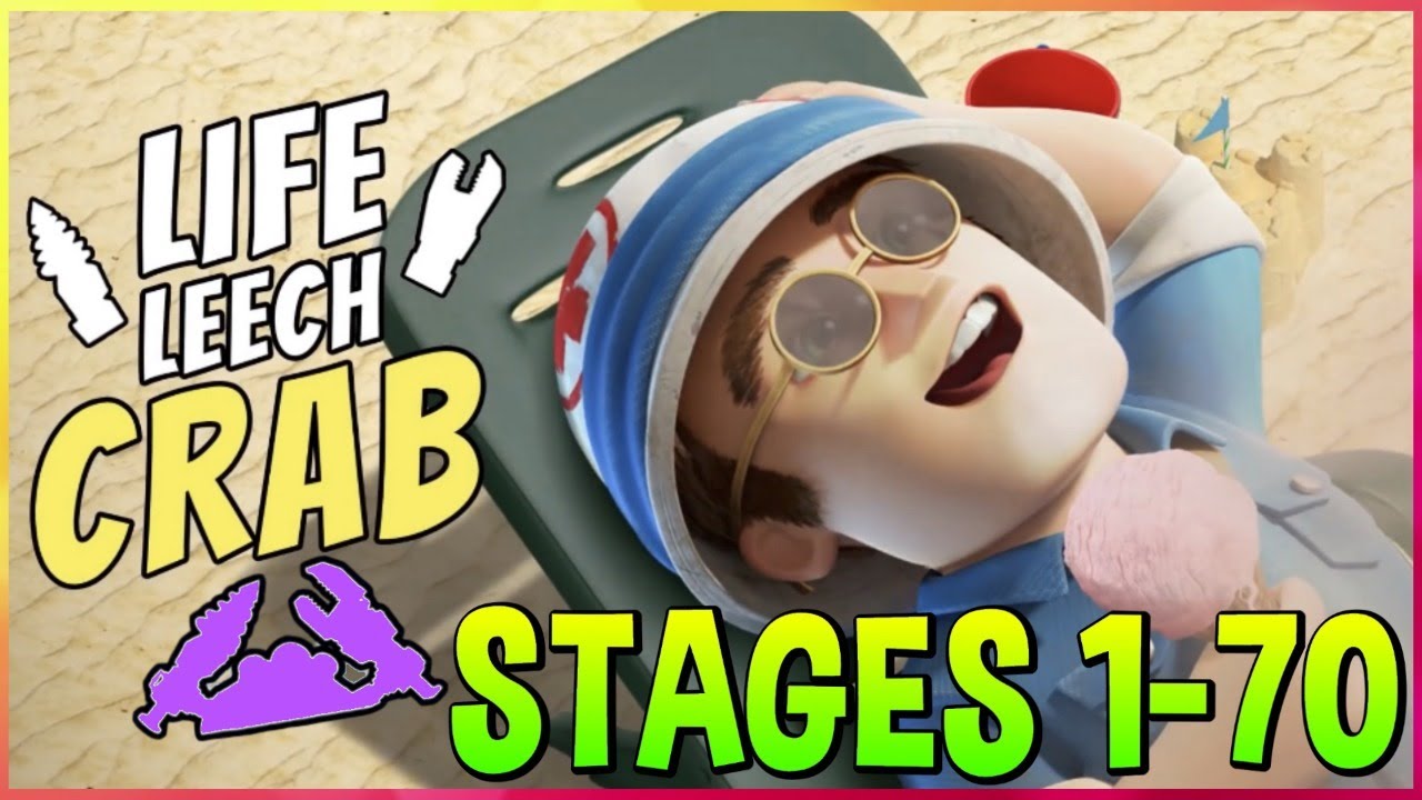 LIFE LEECH MEGA CRAB 2020 [LIVE] **STAGES 1-70** // BOOM BEACH