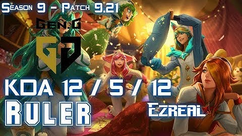 Gen Ruler EZREAL vs CAITLYN ADC - Patch 9.21 KR Ranked