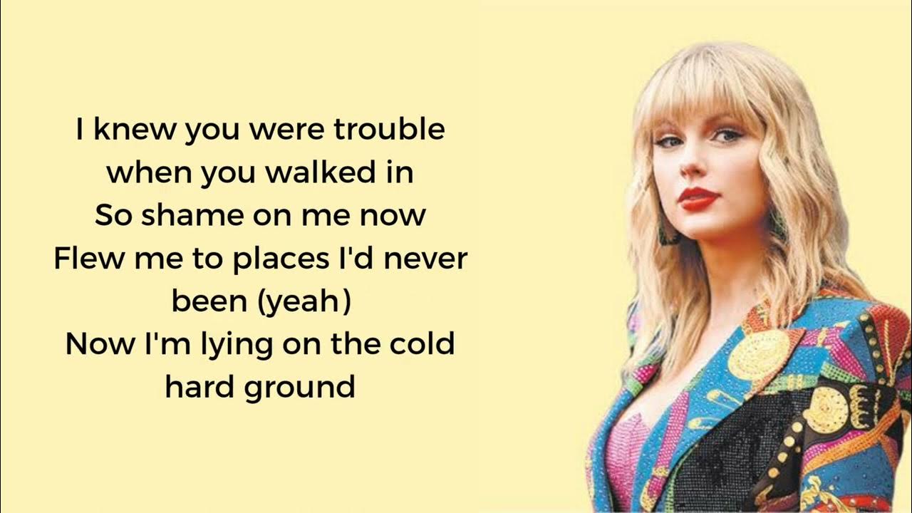 Taylor Swift I Knew You Were Trouble Lyrics Deutsch Taylor Swift - I Knew You Were Trouble ( lyrics ) - YouTube