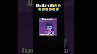 udhn ni😭😭😭#mylittlepony #memes #sticker #whatsapp