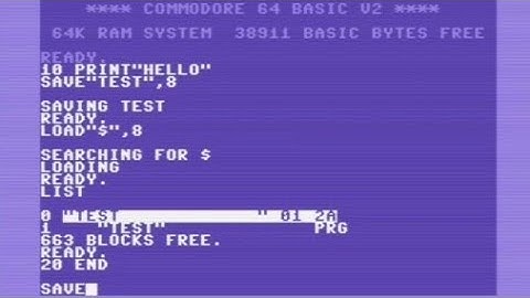 Safely Save and Replace Files On C64 Disk 1541