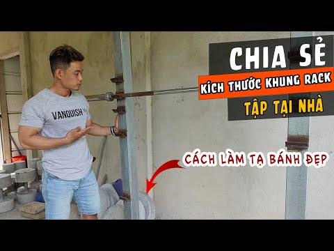 Video CÁCH LÀM TẠ BẰNG XI MĂNG | CHIA SẺ KÍCH THƯỚC KHUNG... - youtube