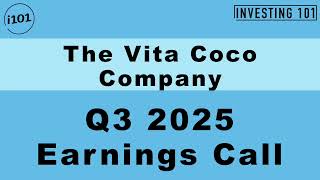The Vita Coco Company Q3 2025 Earnings Call