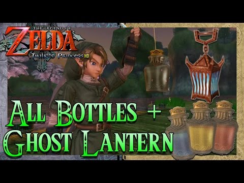 The Legend of Zelda: Twilight Princess HD - All Bottles + Ghost Lantern Guide!