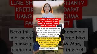 LINE SHOP MAIA ESTIANTY KRITIK DJP SOAL DAPAT UANG MILIARAN CUMA PAKAI INTERNET#beritaterkini#news