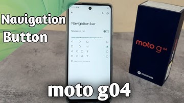 how to change navigation buttons in moto g04 | navigation bar moto g04