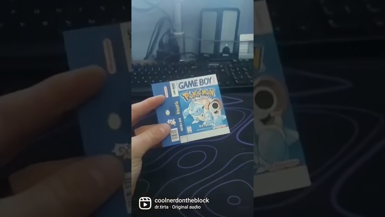 Quick pokemon cassette case I made for my friend