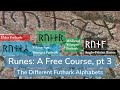 Runes: A Free Course, pt 3 (Different Futharks)