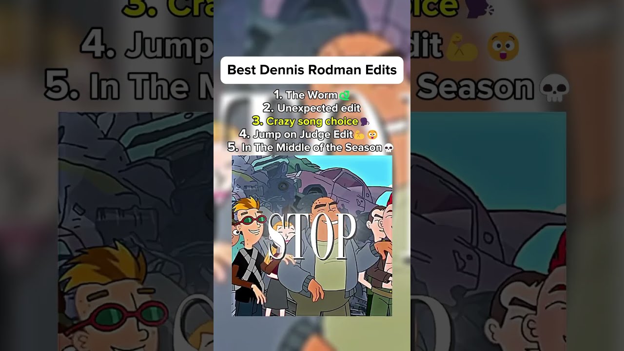 Best Dennis Rodman Edits Dennisrodman Nba Funny