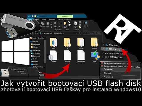 Jak vytvořit bootovací USB flash disk pro instalaci Windows 10 – instalační flešku (tutoriál)