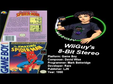 GB スパイダーマン / The Amazing SpiderMan 欧州UK版 The Amazing Spider-Man (GB) Soundtrack - 8BitStereo - YouTube