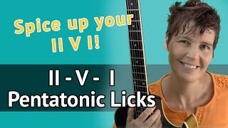Download Lagu Pentatonic over II V I - Pentatonic Jazz Guitar Licks MP3