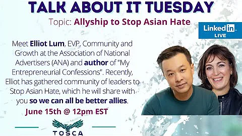 Talk About It Tuesday: Allyship to Stop Asian Hate