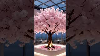How to Create a Stunning Cherry Blossom Space 🌸 #artificialtree #faketree #travel