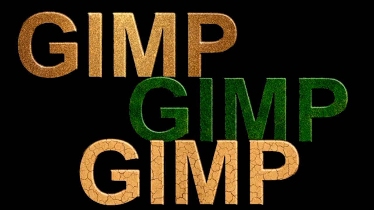 Effets rapides avec des textures différentes avec GIMP