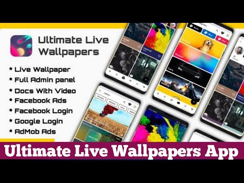 Ultimate Live Wallpapers Application (GIF/Video/Image)  Android studioSourse Code download