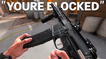 This BUFFED gun made her block me