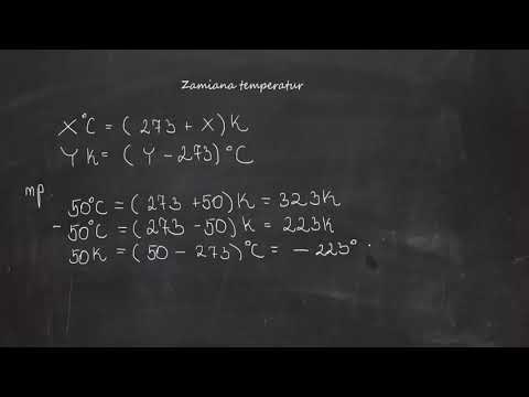 Wideo: Jak Przekonwertować Stopnie Kelvina Na Stopnie Celsjusza