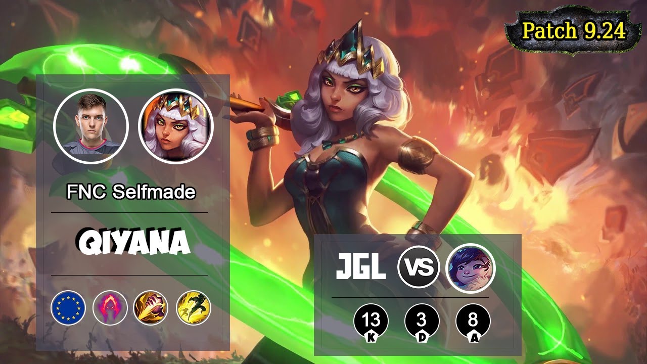 FNC Selfmade Qiyana Jungle VS Nunu | LOL | S9 EUW Challenger - Full Gameplay