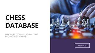 SQL Database for Chess Game Analysis – CS50 Final Project