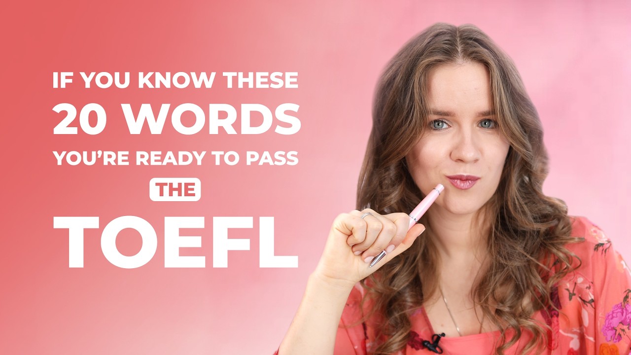 Расширенный словарный запас TOEFL | Слова, необходимые для получения оценки 100+