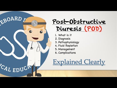 Post-Obstructive Diuresis: Pathophysiology, Diagnosis, Management, Complications.