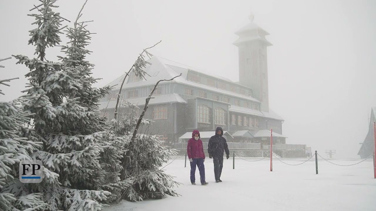 Winter zurück im Erzgebirge