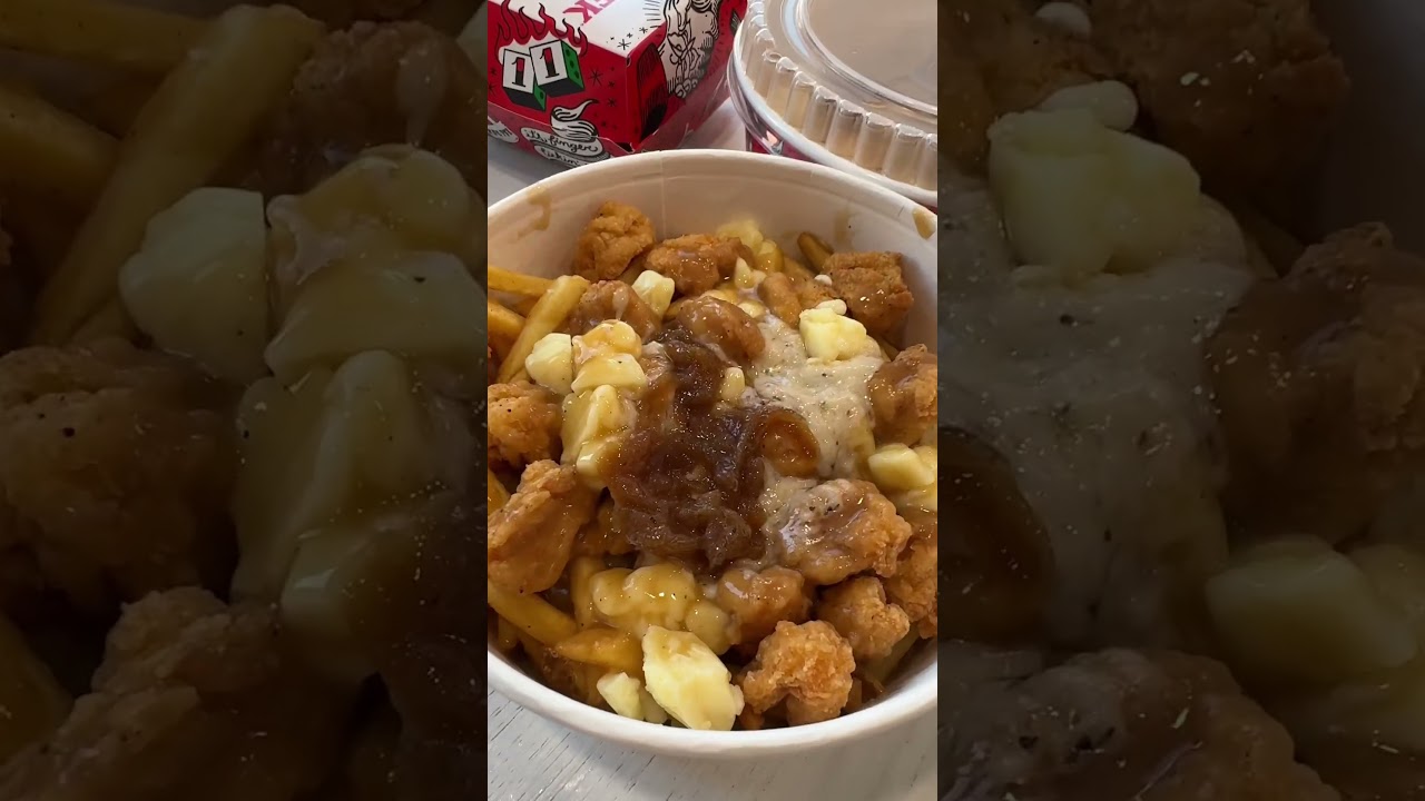 MATTY MATHESON X KFC - This poutine slaps! #kfc #mattymatheson #poutine #canada