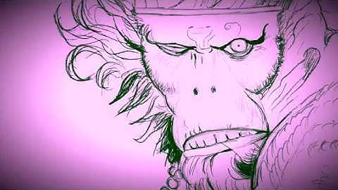 iPad Pro Procreate 4.2 monkey king sketch